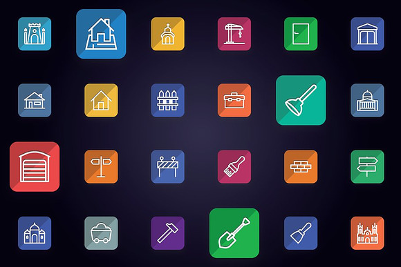 Real Estate Building & Monument Icon in Icons - product preview 2