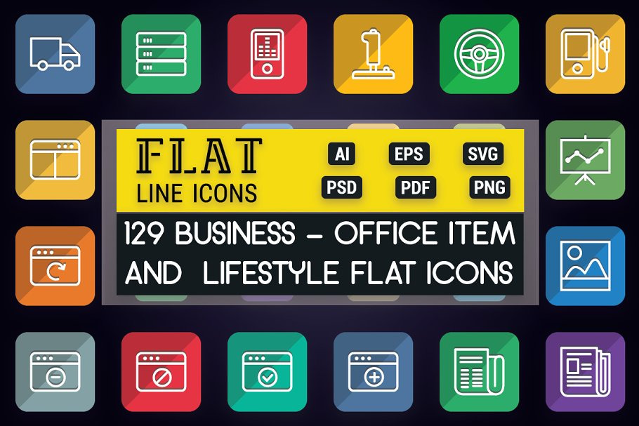 Business - Lifestyle & Office Icons
