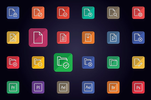 Documents, Folder & File Types Icons in Icons - product preview 1