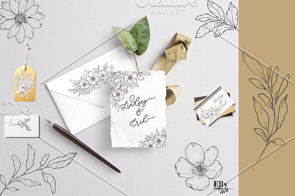 Modern Floral Graphic Collection in Illustrations - product preview 9