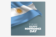 Argentina independence day vector