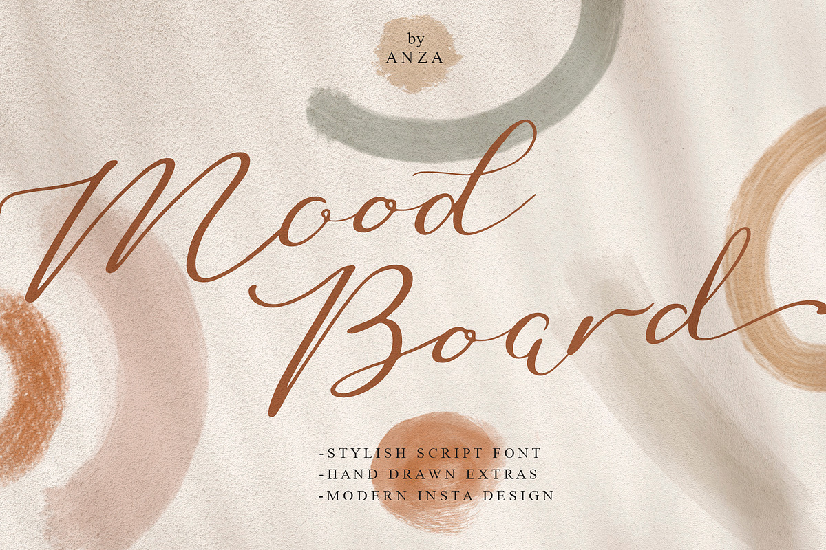 Mood Board script font in Serif Fonts - product preview 8