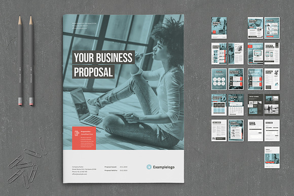 Business Bundle Vol. 2 in Brochure Templates - product preview 1