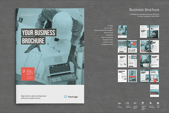Business Bundle Vol. 2 in Brochure Templates - product preview 4