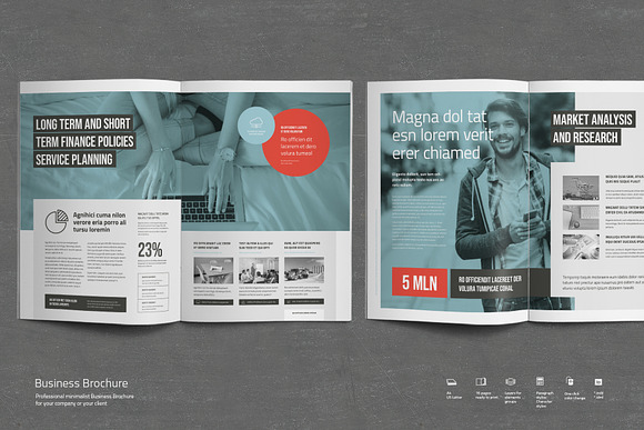Business Bundle Vol. 2 in Brochure Templates - product preview 5