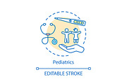 Pediatrics concept icon
