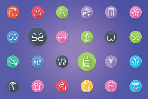 Clothes & Fashion Accessories Icons in Icons - product preview 4