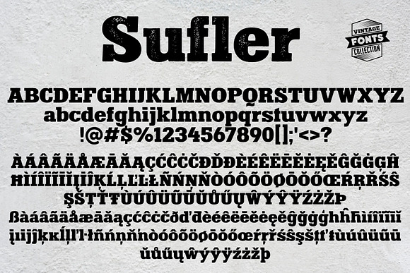 Sufler - 2 vintage fonts in Slab Serif Fonts - product preview 6