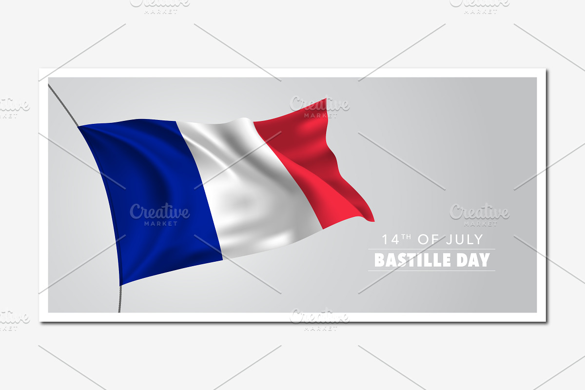France happy Bastille day vector in Illustrations - product preview 8