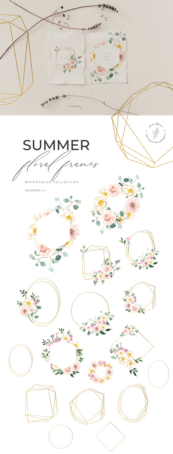 SUMMER AESTHETICS clipart + tropical in Illustrations - product preview 4