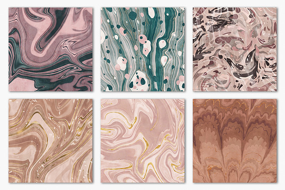 Marbled Paper Textures Collection in Textures - product preview 18