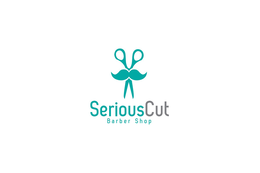 Serious Cut Logo Template