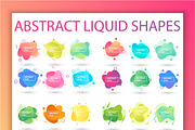 Abstract Liquid Shapes