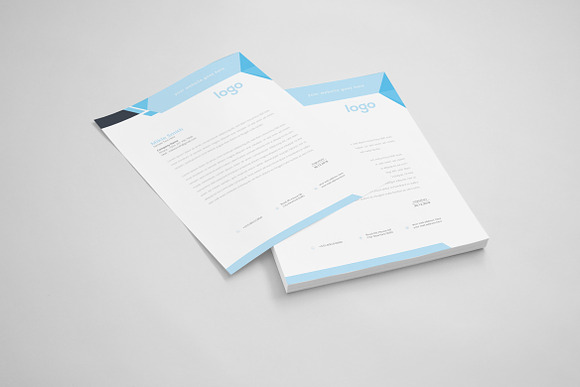 Corporate Letterhead Template in Stationery Templates - product preview 3
