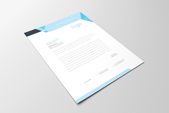 Corporate Letterhead Template in Stationery Templates - product preview 6