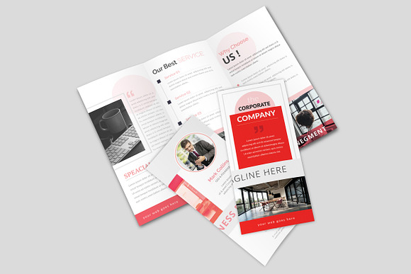 Business Tri-fold Brochure in Brochure Templates - product preview 2