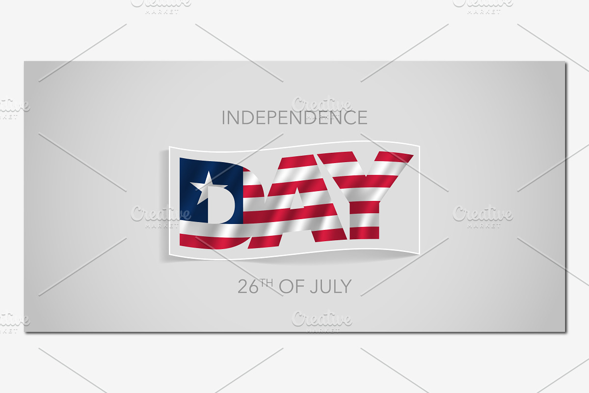 Liberia independence day vector in Illustrations - product preview 8