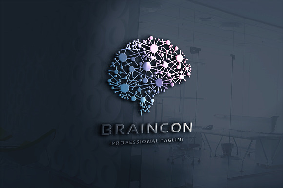 Brain Connect Logo in Logo Templates - product preview 1