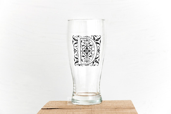 Beer glass mock up psd smart mockup in Product Mockups - product preview 3