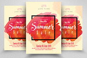 Summer Sale Flyer Template