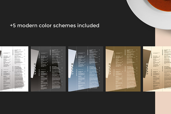 Modern Restaurant Menu in Brochure Templates - product preview 4
