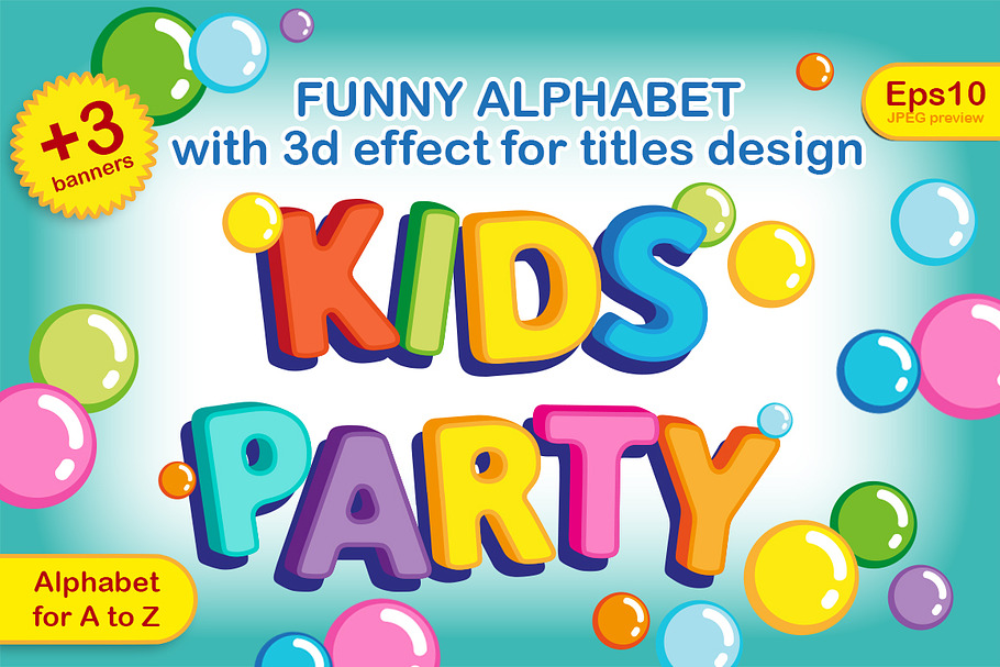 Funny Alphabet Fonts in Symbol Fonts - product preview 8