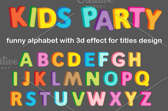 Funny Alphabet Fonts in Symbol Fonts - product preview 1