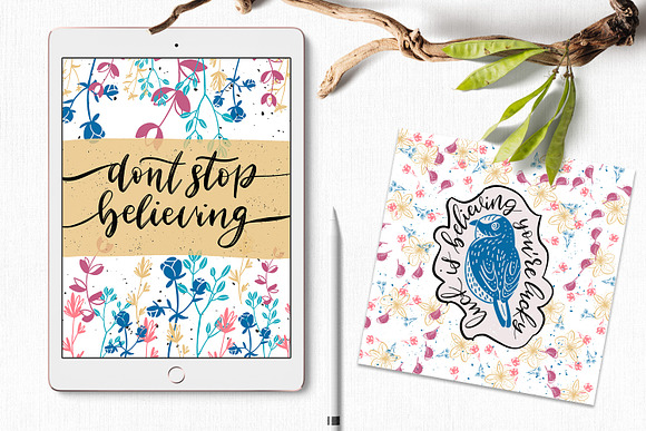 Flora&Bird - Brush Box for Procreate in Add-Ons - product preview 7