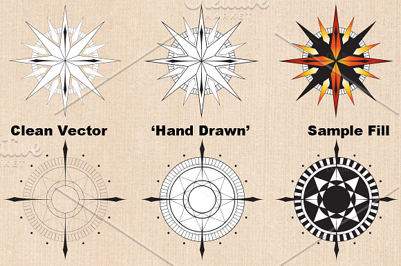 10 Compass Roses in Objects - product preview 3