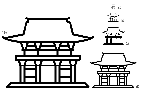 Landmarks of Japan - Tokyo 1 in Japanese Icons - product preview 5