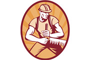 sawyer logger sawing crosscut