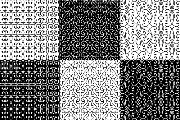 Seamless Wrought Iron Patterns in Patterns - product preview 1
