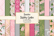 Shabby Garden Digital Paper