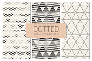 Dotted Seamless Patterns. Set 7