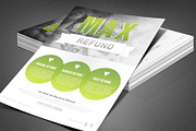 Max Refund Tax Flyer Template