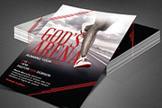 God's Arena Church Flyer Template