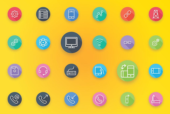 Communication and Network Flat Icons in Icons - product preview 4