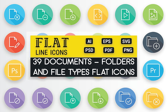 Documents, Folder & File Types Icons in Icons - product preview 1