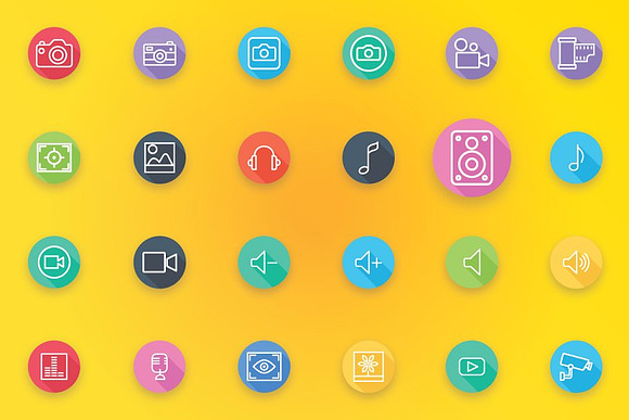 Media - Audio, Video & Photo Icons in Icons - product preview 3