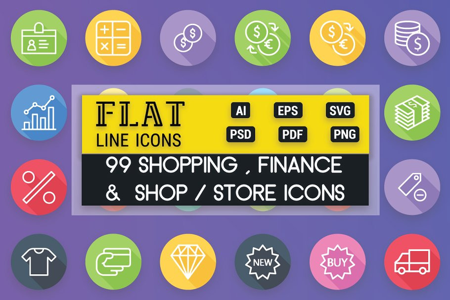 Shopping - Finance & Commerce Icons