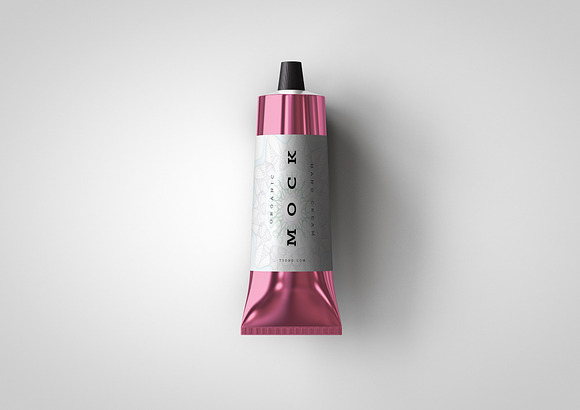 Aluminium Plastic Tube Mock-Up in Product Mockups - product preview 15