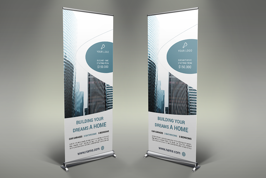 Real Estate - Roll Up Banner