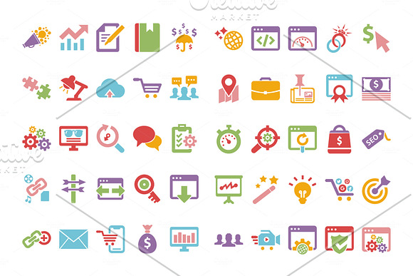 Seo Business Pro Icons in Icons - product preview 1