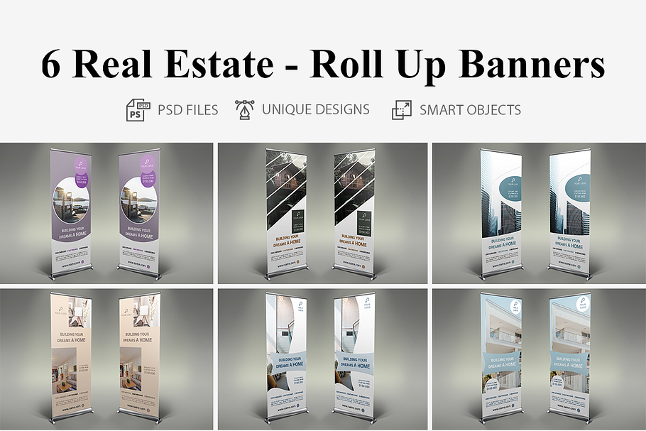 Real Estate - Roll Up Banners