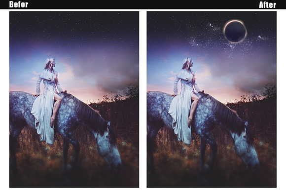 25 moon stars photoshop overlays in Add-Ons - product preview 2