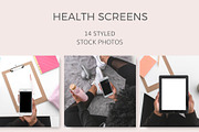 Health Screens (14 Styled Images)