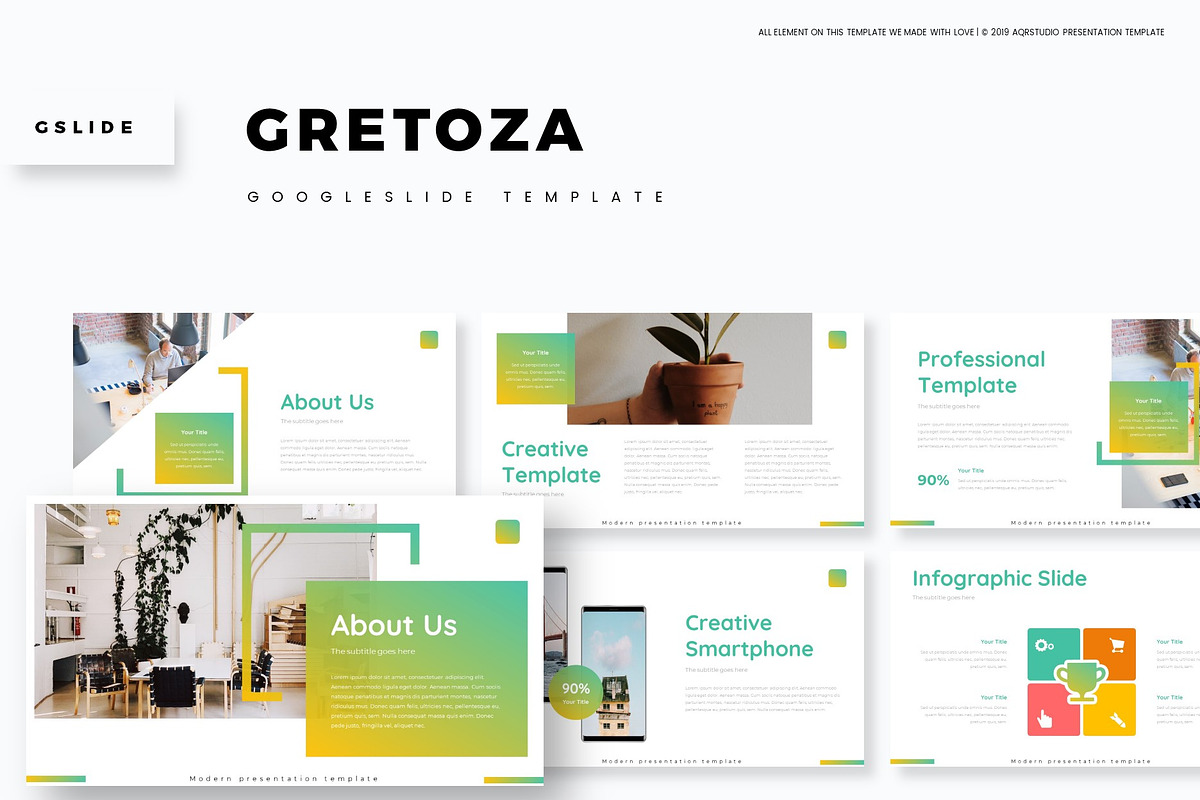 Gretoza - Google Slide Template in Google Slides Templates - product preview 8