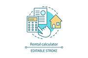 Rental property calculator icon