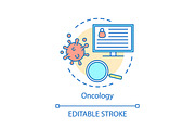Oncology concept icon