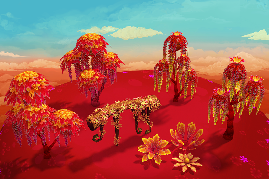 Fantasy Lava Forest in Nature - product preview 5